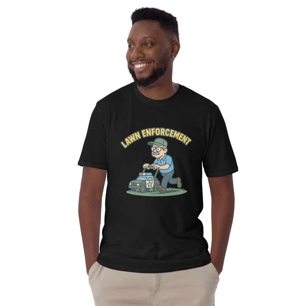 Lawn Enforcement Soft-Style Men's T-Shirt