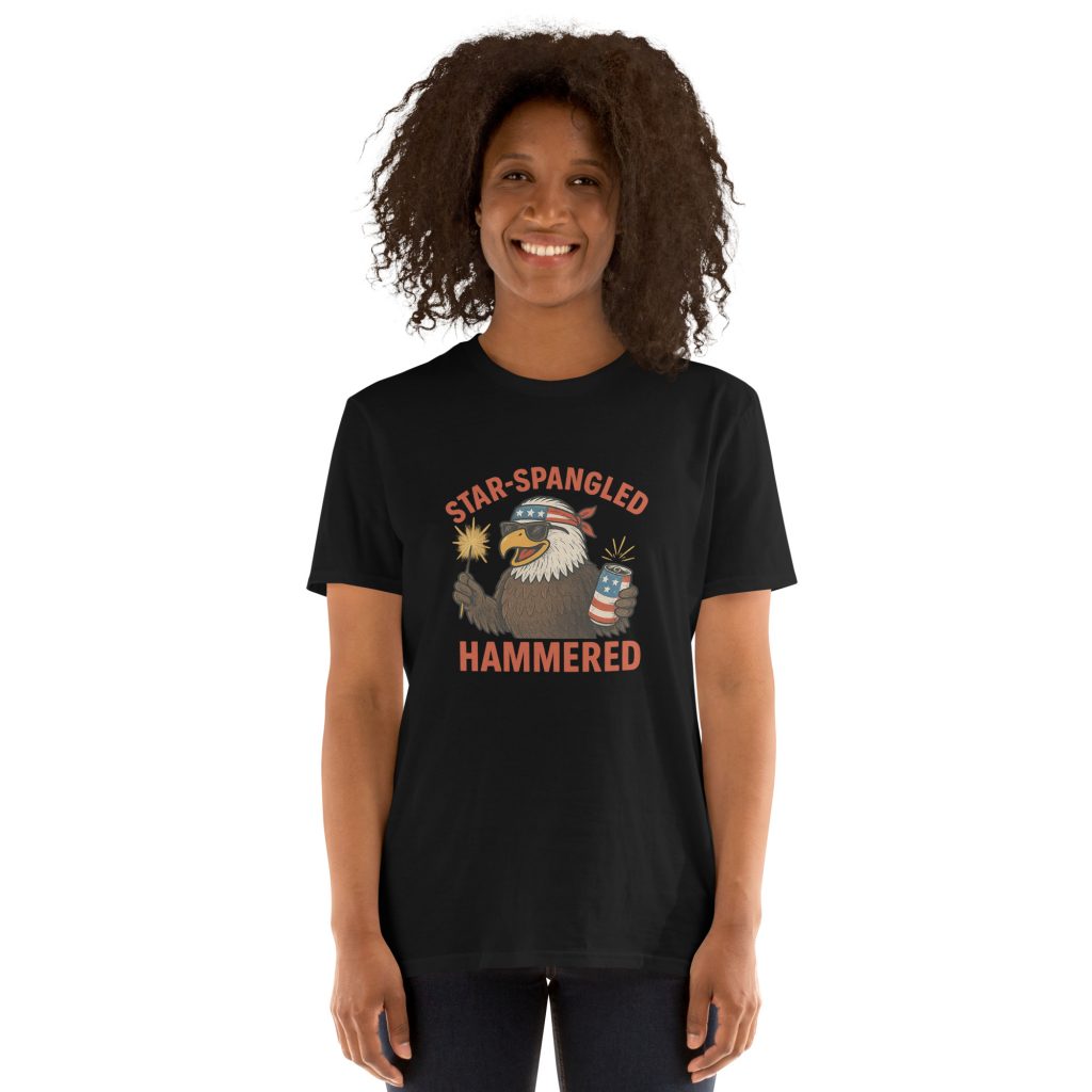 Star Spangled Hammered Soft-Style Unisex T-Shirt